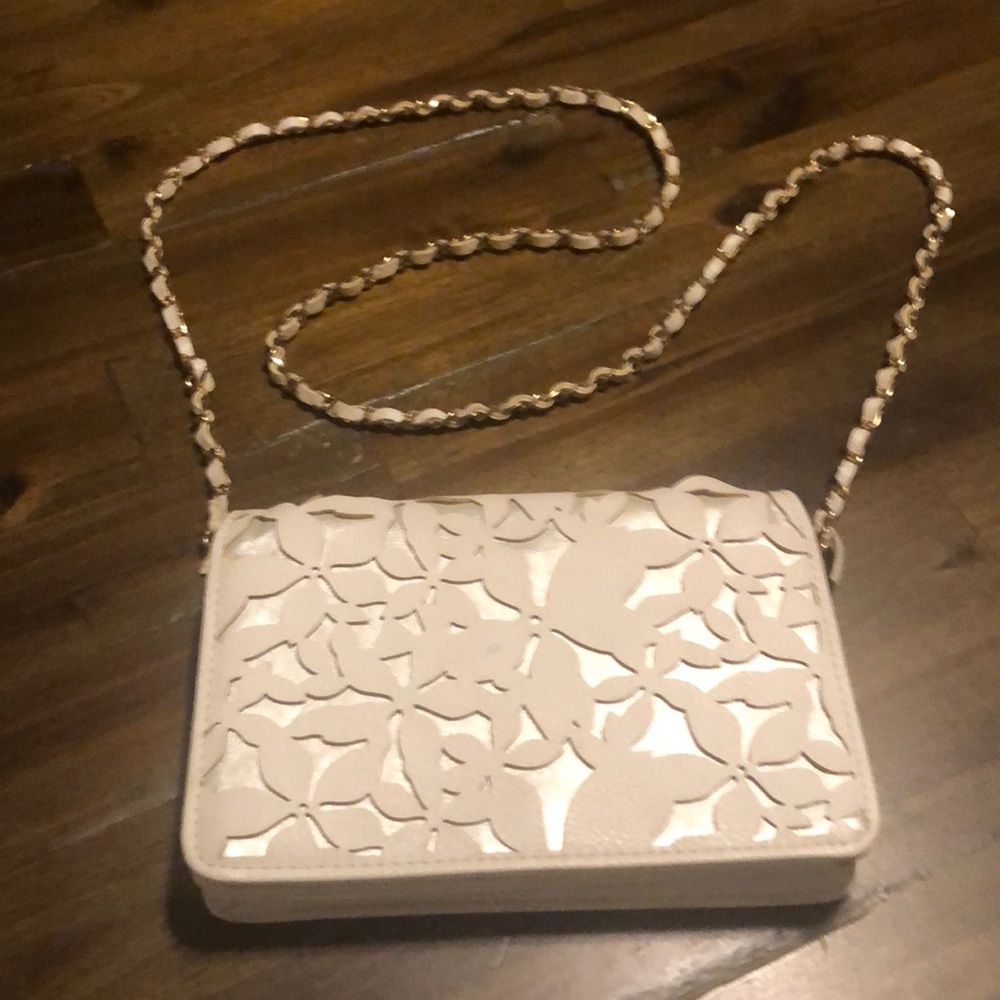 Bebe clutch purse crossbody